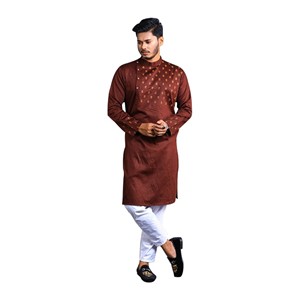Men's Fashionable Slim Fit Panjabi