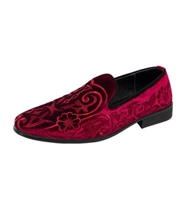 Men's Embroidery Full Tassel Shoe