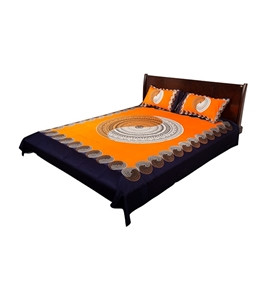 Bed Sheet Diamond Blue