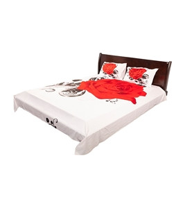 Bed Sheet Diamond Blue