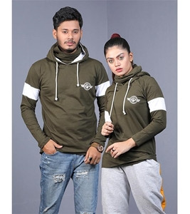 Half Sleeve Couple Hoodies