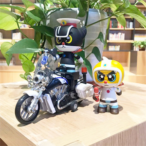 Genuine Black Cat Sheriff White Cat Squad