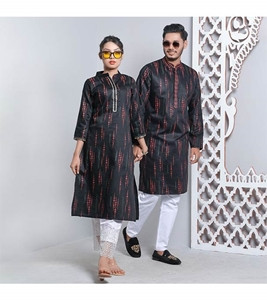 Men's & Women's Couple Panjabi & Kameez Combo