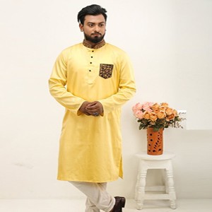 Men's Fashionable Slim Fit Panjabi