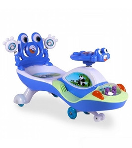 Twist And Ride Mickey Mouse Swing Car Yellow