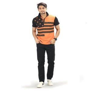 Men's Polo Shirt Coral