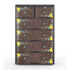 RFL Wardrobe Double 5D KD Deluxe Oak Wood