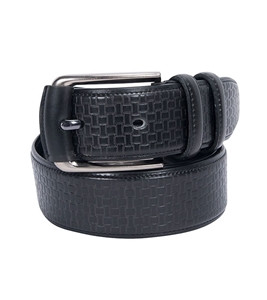 Men's Mixed Leather Formal Waist Belt