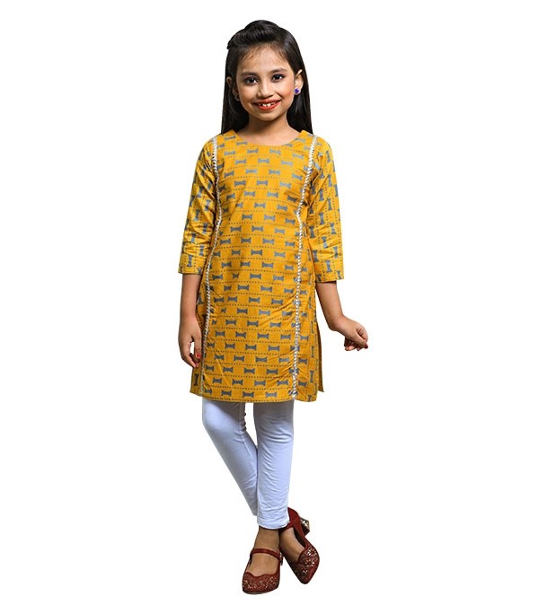 Girl's Stylish Printed Kameez