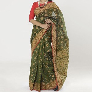 Women's Cotton Jamdani Saree