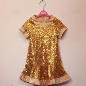 GIRLS PLAIN PARTY DRESS