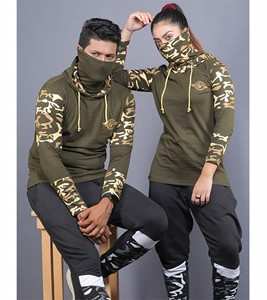 Half Sleeve Couple Hoodies