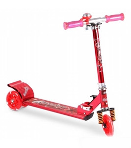 Scooter With Handle Easy-to-steer Smooth Ride & Perfect for Kids