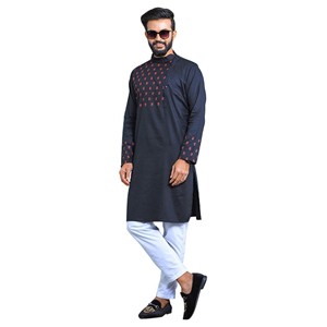 Men's Fashionable Slim Fit Panjabi