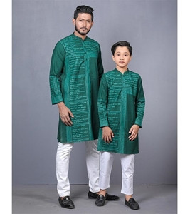 Men’s and Kids Panjabi Combo Set
