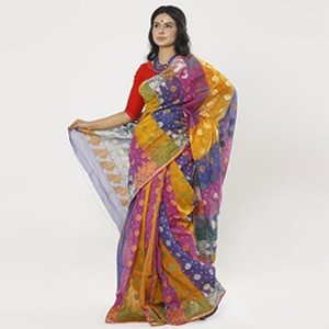 Women's Cotton Jamdani Saree