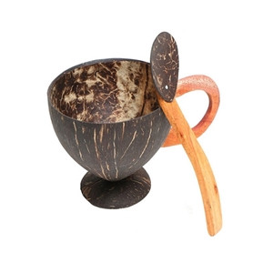 Natural Tea-Coffee Cup with Spoon