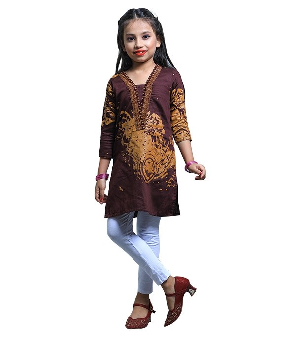 Girl's Stylish Printed Kameez