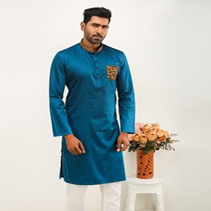 Men's Fashionable Slim Fit Panjabi