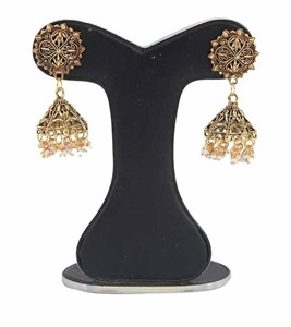 Multi Color Silk Thread Earring