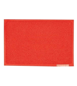 Support Door Mat 48cm x 68cm Red 8 Pcs