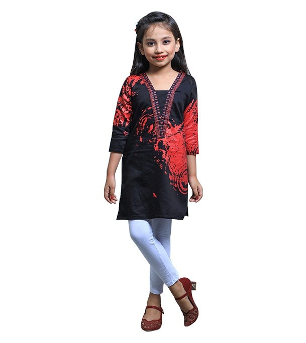 Girl's Stylish Printed Kameez