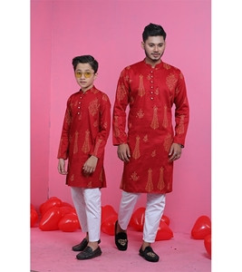 Men’s and Boy'sPanjabi Combo Set