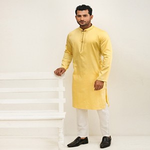 Men's Fashionable Slim Fit Panjabi