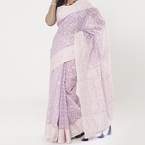 Women's Cotton Jamdani Saree