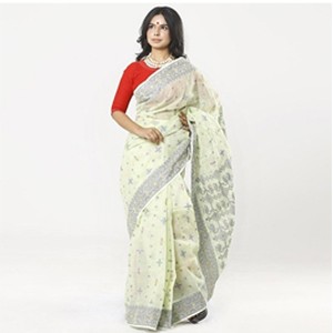 Women's Cotton Jamdani Saree