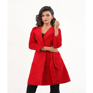 Ethnic red long Jacket