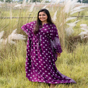Aurora printed long kaftan