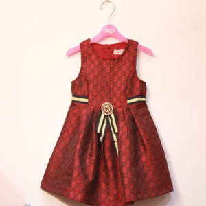 GIRLS PLAIN PARTY DRESS