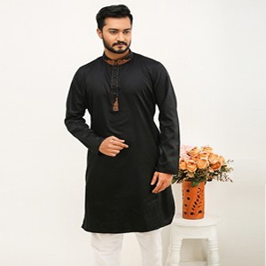 Men's Fashionable Slim Fit Panjabi