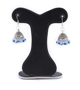 Multi Color Silk Thread Earring