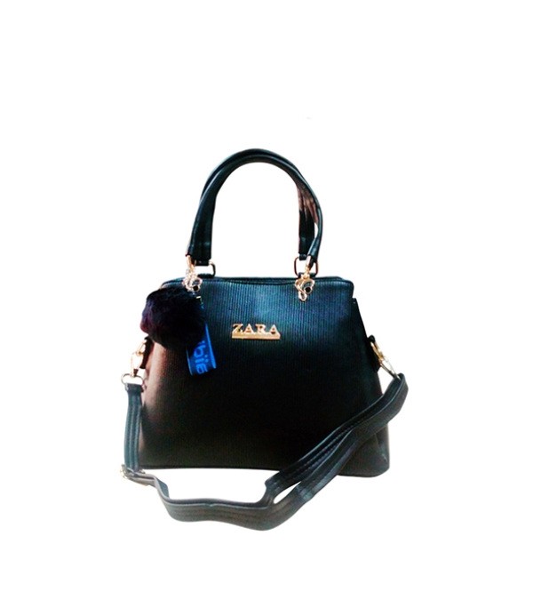 Women's Glossy Black Bag