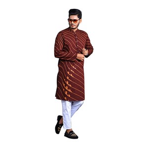 Men's Fashionable Slim Fit Panjabi