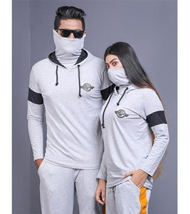 Half Sleeve Couple Hoodies