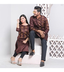 Women's & Men's Couple Panjabi & Kameez Combo