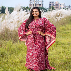 Aurora printed long kaftan