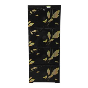 Supreme Wardrobe Single 4D Golden Black