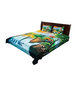 Bed Sheet 3D Waterfall