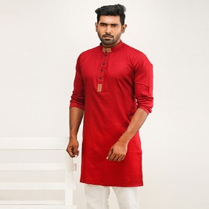Men's Fashionable Slim Fit Panjabi