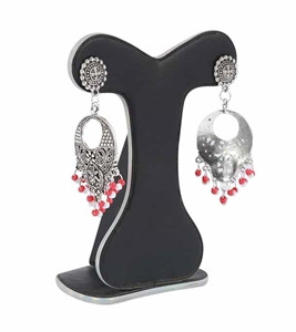 Multi Color Silk Thread Earring