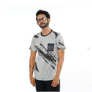 Men's Half Sleeve Shirt Gray