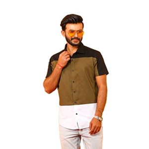 Men's Half Sleeve Causal Shirt