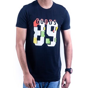 Men's Half Sleeve T-Shirt Black