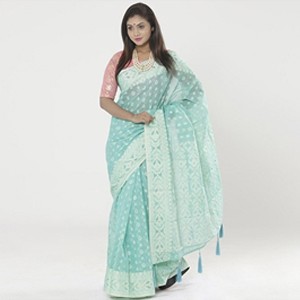 Women's Cotton Jamdani Saree