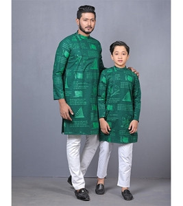 Men’s and Kids Panjabi Combo Set