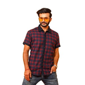 Men's Half Sleeve Causal Shirt